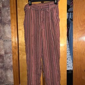 NWOT American Eagle Vertical Striped Soft Pants